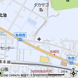 兵庫県高砂市阿弥陀町魚橋1096周辺の地図