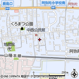 兵庫県高砂市阿弥陀町阿弥陀1464周辺の地図