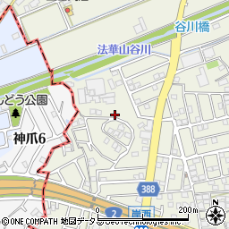 兵庫県加古川市西神吉町岸845周辺の地図