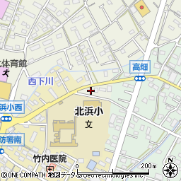 静岡県浜松市浜名区西美薗203周辺の地図