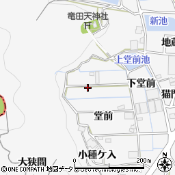 愛知県蒲郡市西浦町堂前42周辺の地図