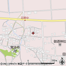 兵庫県三木市別所町石野711周辺の地図