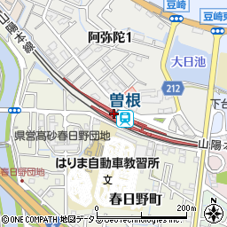 兵庫県高砂市周辺の地図