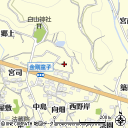 愛知県西尾市東幡豆町金剛童子周辺の地図