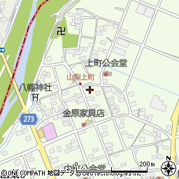 静岡県袋井市上山梨1457周辺の地図