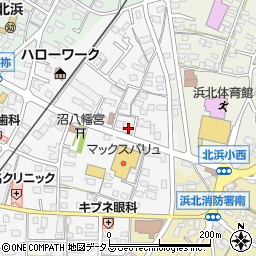 静岡県浜松市浜名区沼318周辺の地図