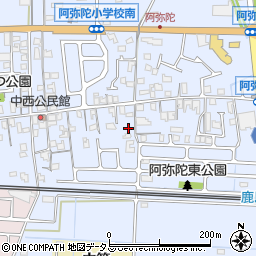 兵庫県高砂市阿弥陀町阿弥陀1414周辺の地図