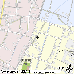 静岡県浜松市浜名区善地77周辺の地図