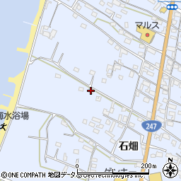 愛知県知多郡美浜町奥田石畑177周辺の地図