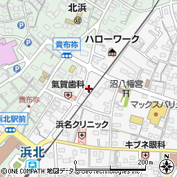 静岡県浜松市浜名区沼226-1周辺の地図