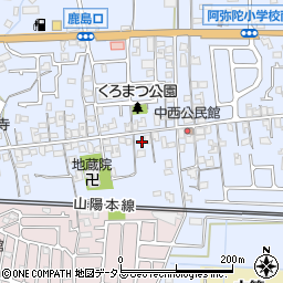兵庫県高砂市阿弥陀町阿弥陀1540周辺の地図