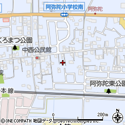 兵庫県高砂市阿弥陀町阿弥陀1434周辺の地図