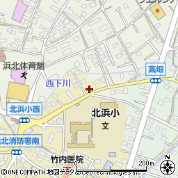 静岡県浜松市浜名区横須賀840-3周辺の地図