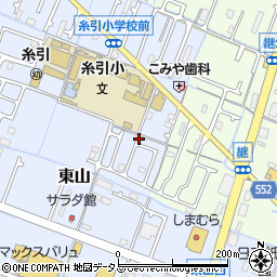兵庫県姫路市東山37-18周辺の地図