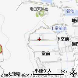 愛知県蒲郡市西浦町堂前20周辺の地図
