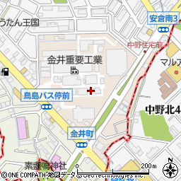 兵庫県宝塚市金井町周辺の地図