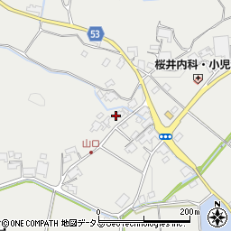 岡山県赤磐市山口580周辺の地図