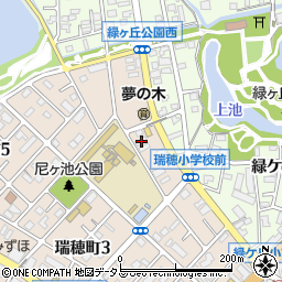 兵庫県伊丹市瑞穂町3丁目55周辺の地図