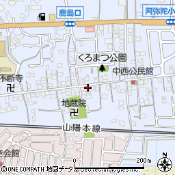 兵庫県高砂市阿弥陀町阿弥陀2836周辺の地図