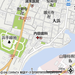 兵庫県姫路市飾磨区須加105周辺の地図