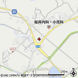 ファミリーマート岡山赤坂店周辺の地図