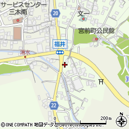 兵庫県三木市本町3丁目12周辺の地図