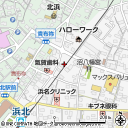 静岡県浜松市浜名区沼225-5周辺の地図
