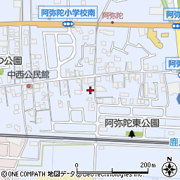 兵庫県高砂市阿弥陀町阿弥陀1414-2周辺の地図