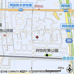 兵庫県高砂市阿弥陀町阿弥陀1283周辺の地図