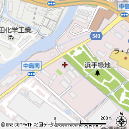 兵庫県姫路市飾磨区中島1350周辺の地図