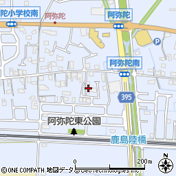 兵庫県高砂市阿弥陀町阿弥陀1250周辺の地図