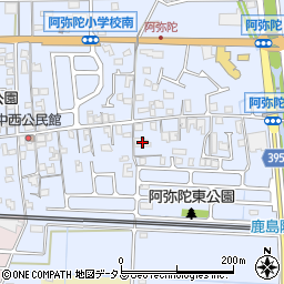 兵庫県高砂市阿弥陀町阿弥陀1281周辺の地図