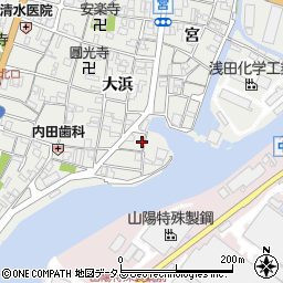 兵庫県姫路市飾磨区須加154周辺の地図