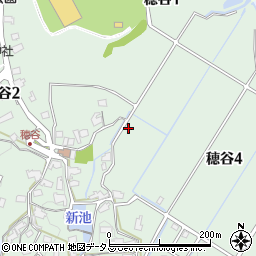 大阪府枚方市穂谷周辺の地図