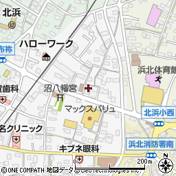 静岡県浜松市浜名区沼317周辺の地図