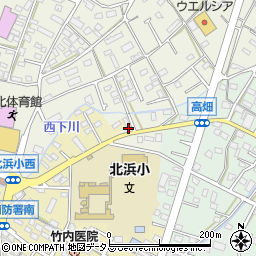 静岡県浜松市浜名区西美薗202周辺の地図