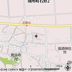 兵庫県三木市別所町石野714周辺の地図