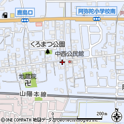 兵庫県高砂市阿弥陀町阿弥陀1521周辺の地図