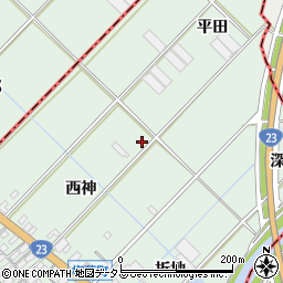 愛知県豊橋市梅薮町西神51周辺の地図