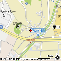 静岡県浜松市浜名区平口3122周辺の地図