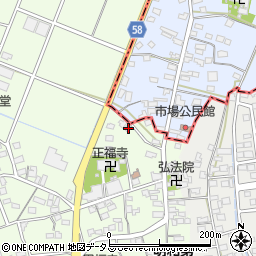 静岡県袋井市上山梨1008周辺の地図