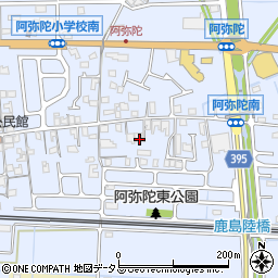 兵庫県高砂市阿弥陀町阿弥陀1269-1周辺の地図