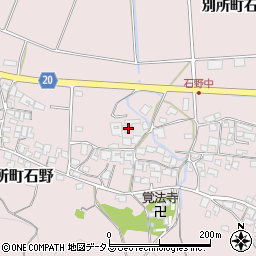 兵庫県三木市別所町石野781周辺の地図