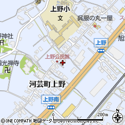 上野公民館周辺の地図