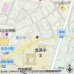 静岡県浜松市浜名区横須賀841周辺の地図