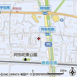 兵庫県高砂市阿弥陀町阿弥陀1243周辺の地図