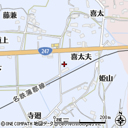 愛知県西尾市吉良町乙川喜太夫20周辺の地図