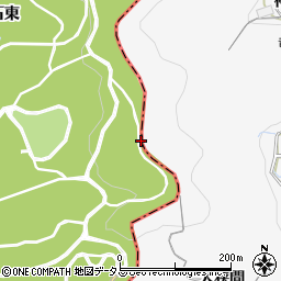 田土山周辺の地図