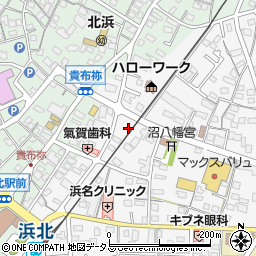 静岡県浜松市浜名区沼223周辺の地図