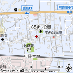 兵庫県高砂市阿弥陀町阿弥陀1555周辺の地図